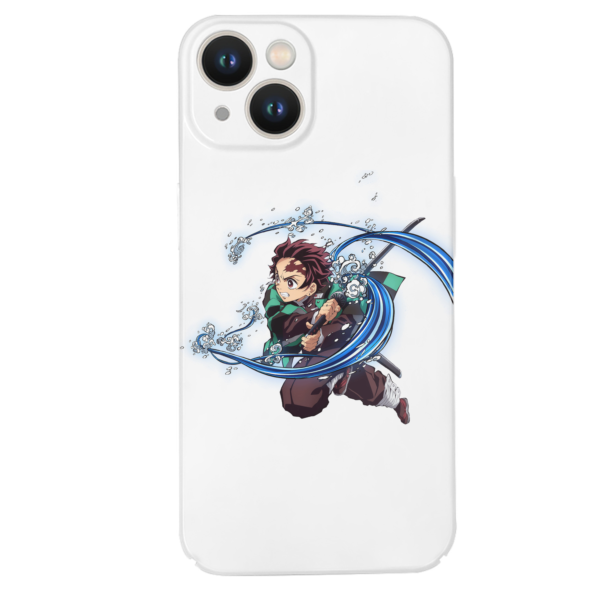 （画像用） 鬼滅の刃 竈門 炭治郎／かまど たんじろう Kamado Tanjirou 【iPhone 14シリーズ対応】ハードケース